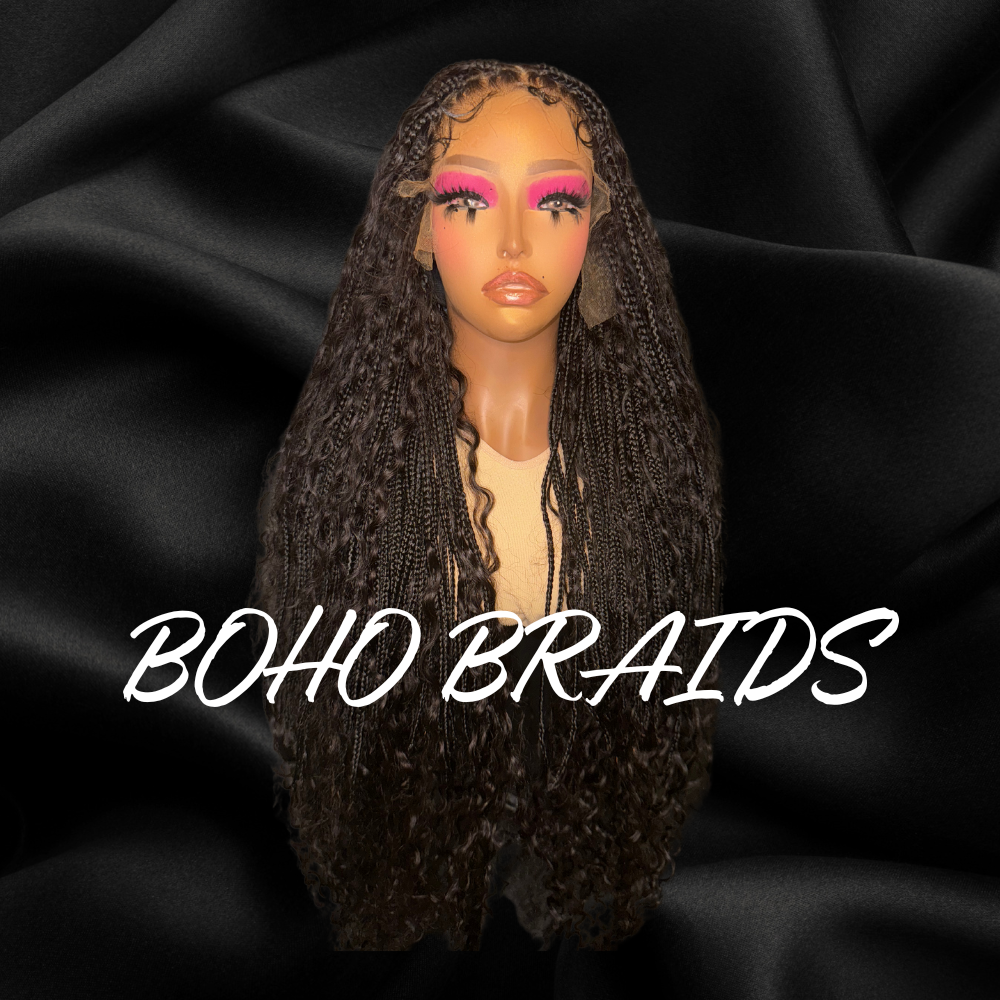 BOHO BRAIDED HUMAN HAIR WIGS